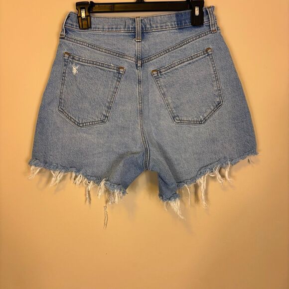 Abercrombie & Fitch The Dad Shorts High Rise Curve Love Jean Shorts 8 - Picture 2 of 6